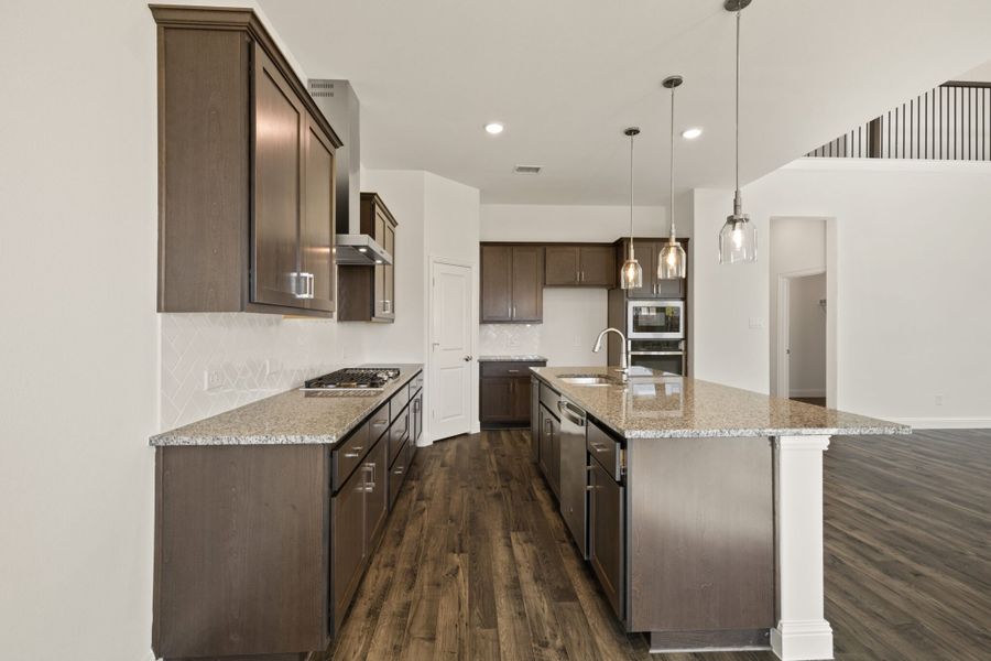 Furnished interior view inside a new home in Lake Breeze, Lavon (Image 8).