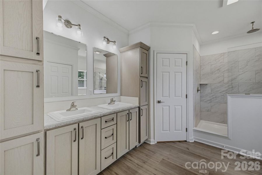 Furnished interior view inside a new home in , Newton (Image 13).