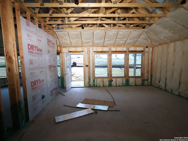 In-progress construction of a new home in Mesquite Ridge, San Antonio, TX (Image 23).