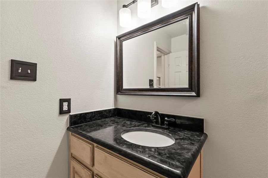 Secondary bathroom vanity