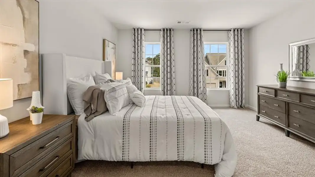 Furnished interior view inside a new home in Lost Creek, Dallas (Image 27).