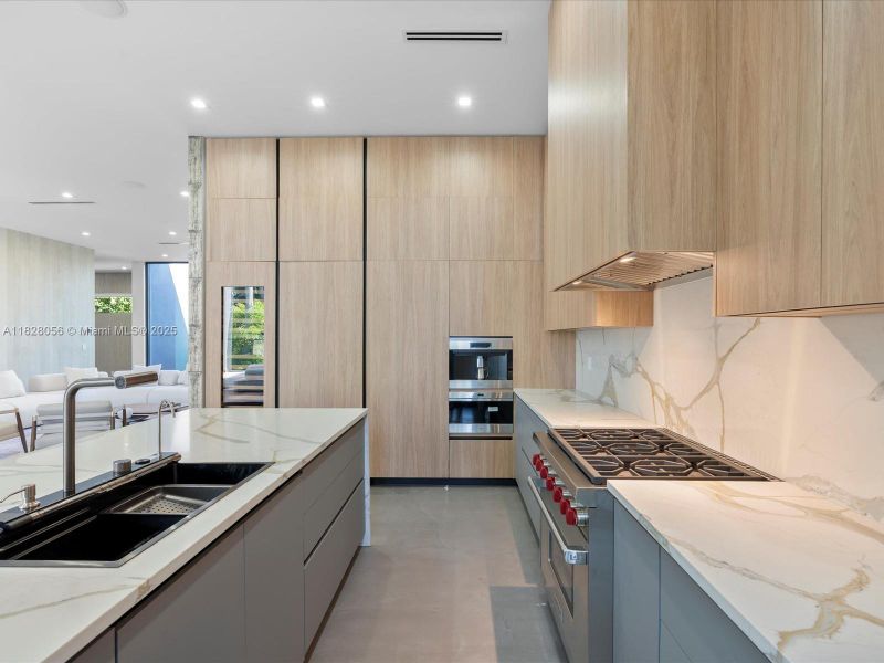 Furnished interior view inside a new home in , Miami (Image 14).