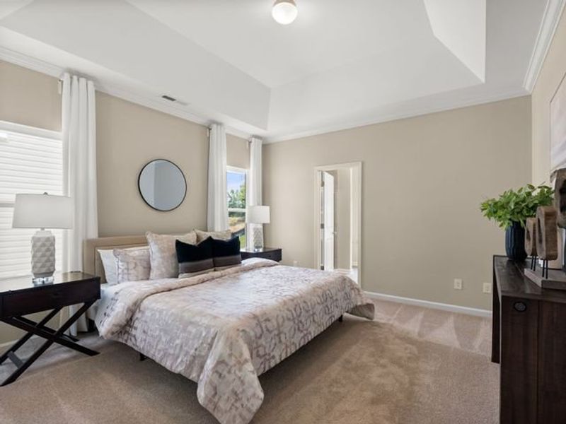 Representative furnished interior of a home built from the Grace by True Homes in Edgewater - Cottage Greens, Lancaster (Image 9).