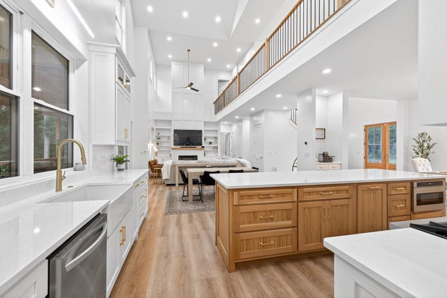 Furnished interior view inside a new home in , Buford (Image 39).
