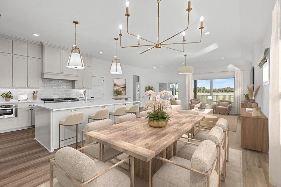 Furnished interior view inside a new home in , Gordonville (Image 5).