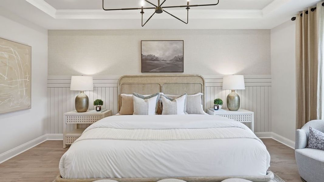 Representative furnished interior of a home built from the Braddock by Pulte Homes in Oakleaf Chase, Blythewood (Image 17).