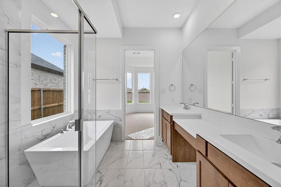 Furnished interior view inside a new home in Sandbrock Ranch, Aubrey (Image 11).