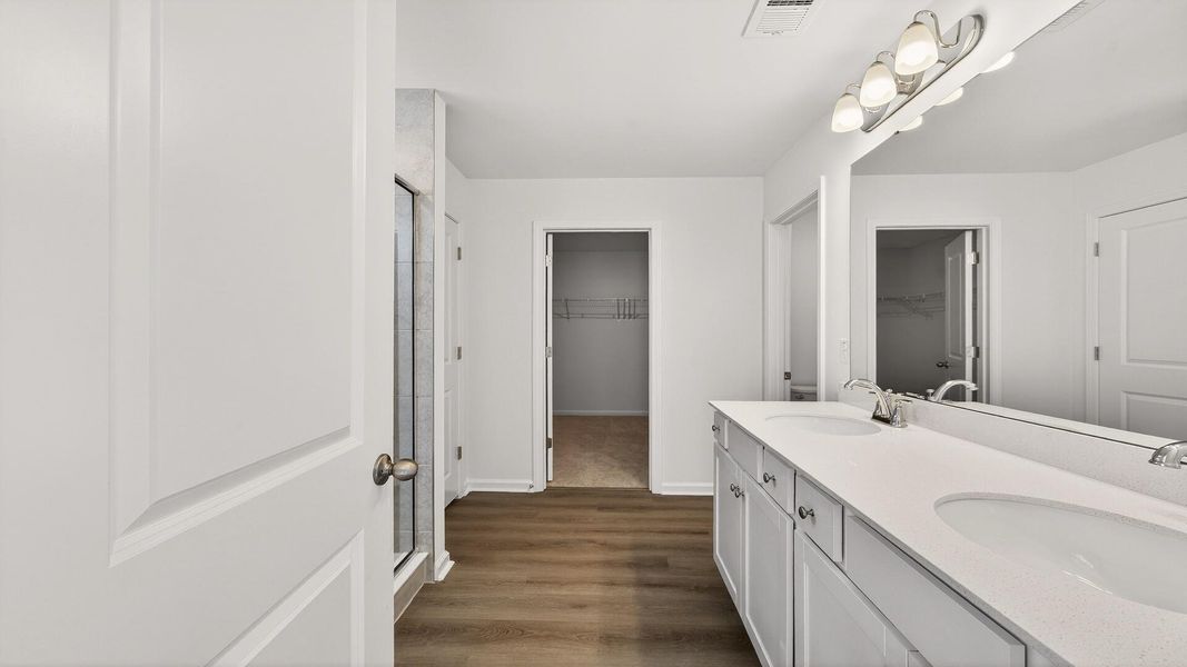Furnished interior view inside a new home in Creekside at Andrews, Summerville (Image 10).