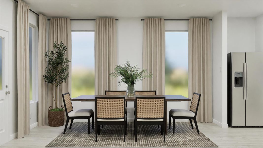 Furnished interior view inside a new home in Ashland, Angleton (Image 18).