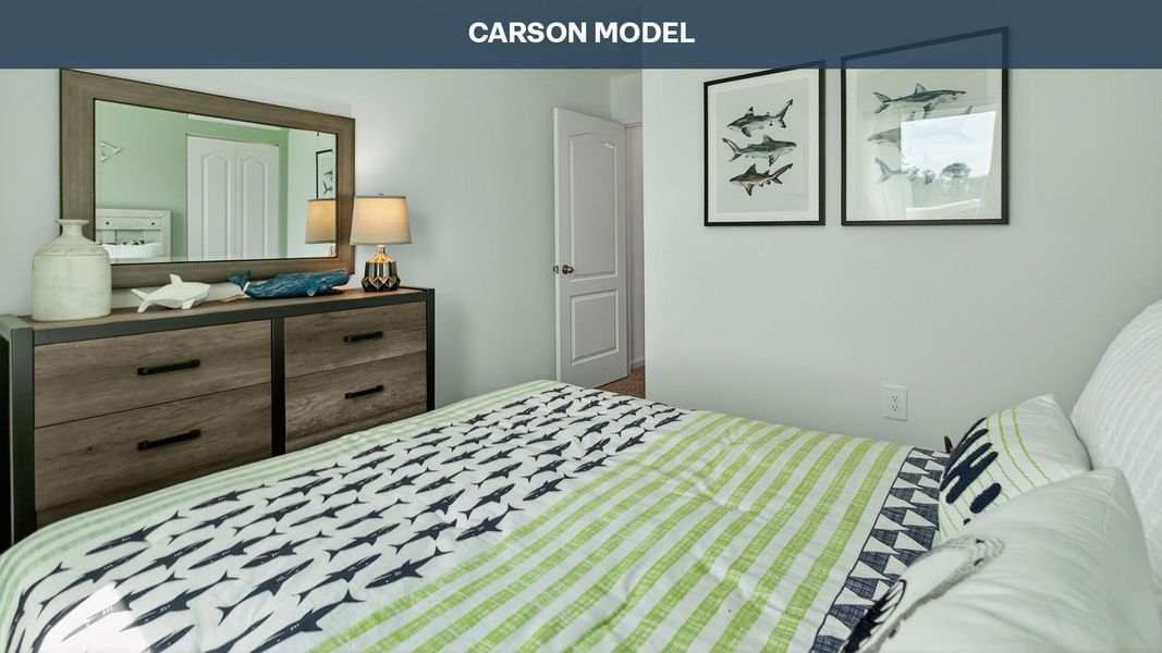 Representative furnished interior of a home built from the CARSON by D.R. Horton in Hansen Creek, Jacksonville (Image 14).