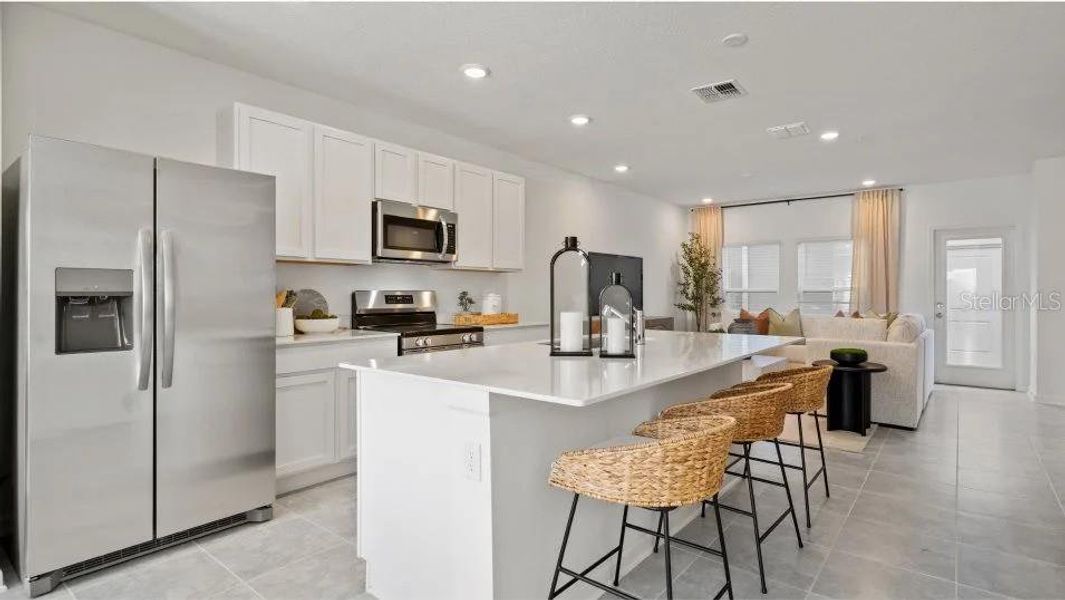 Furnished interior view inside a new home in , Orlando (Image 4).