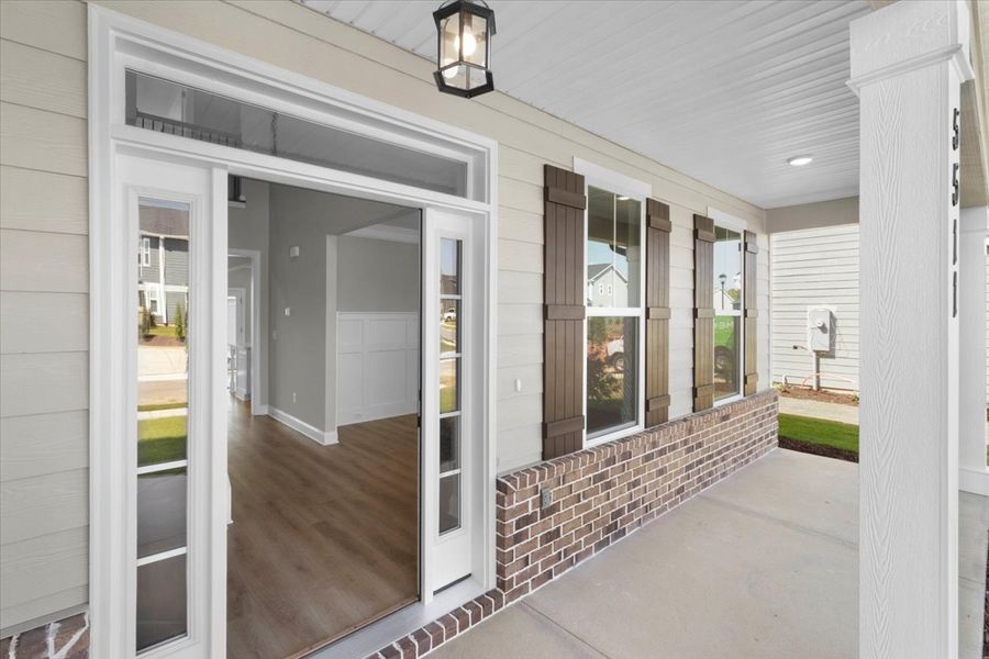 Front Exterior | 5511 Sweetwater Drive, Dublin II Plan by Ivey Homes Front Exterior | 5511 Sweetwater Drive, Dublin II Plan by Ivey Homes