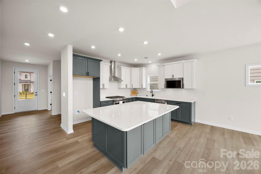 Furnished interior view inside a new home in , Charlotte (Image 10). Furnished interior view inside a new home in , Charlotte (Image 10).