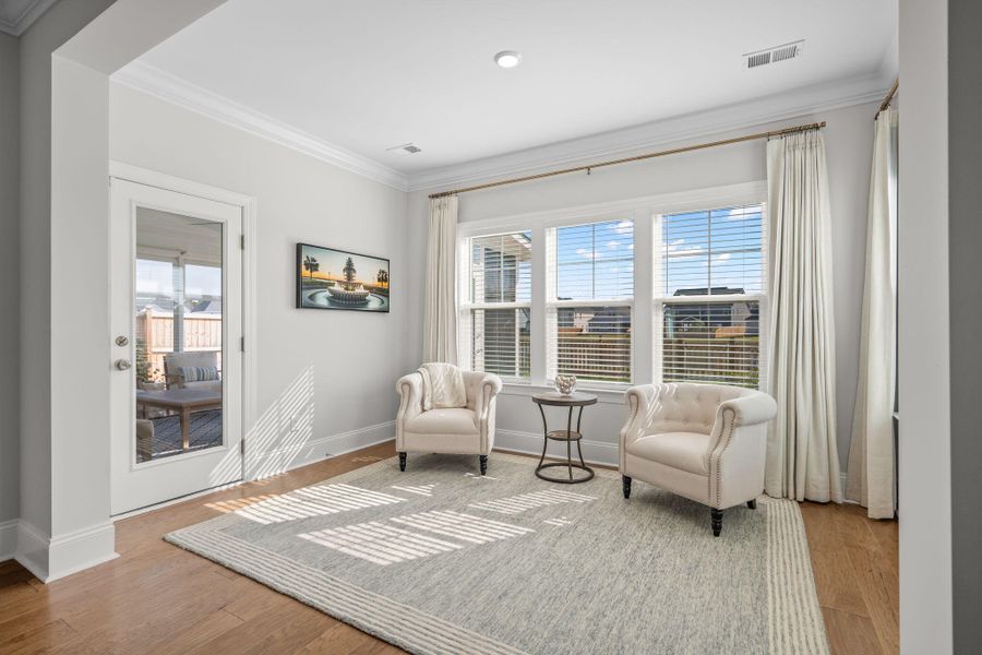 Furnished interior view inside a new home in , Summerville (Image 37).