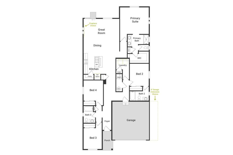 2D floor plan layout of this home in Bradley Heights, Colorado Springs, CO (Image 2). 2D floor plan layout of this home in Bradley Heights, Colorado Springs, CO (Image 2).