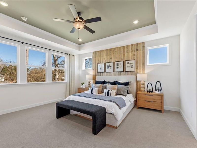 Furnished interior view inside a new home in Fern Hollow, Buford (Image 21).