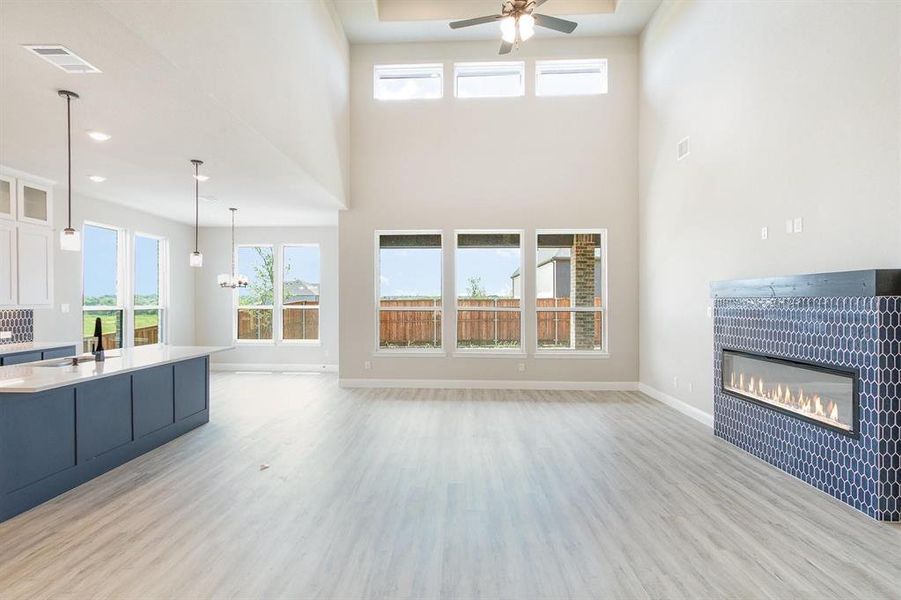Furnished interior view inside a new home in , Prosper (Image 14). Furnished interior view inside a new home in , Prosper (Image 14).