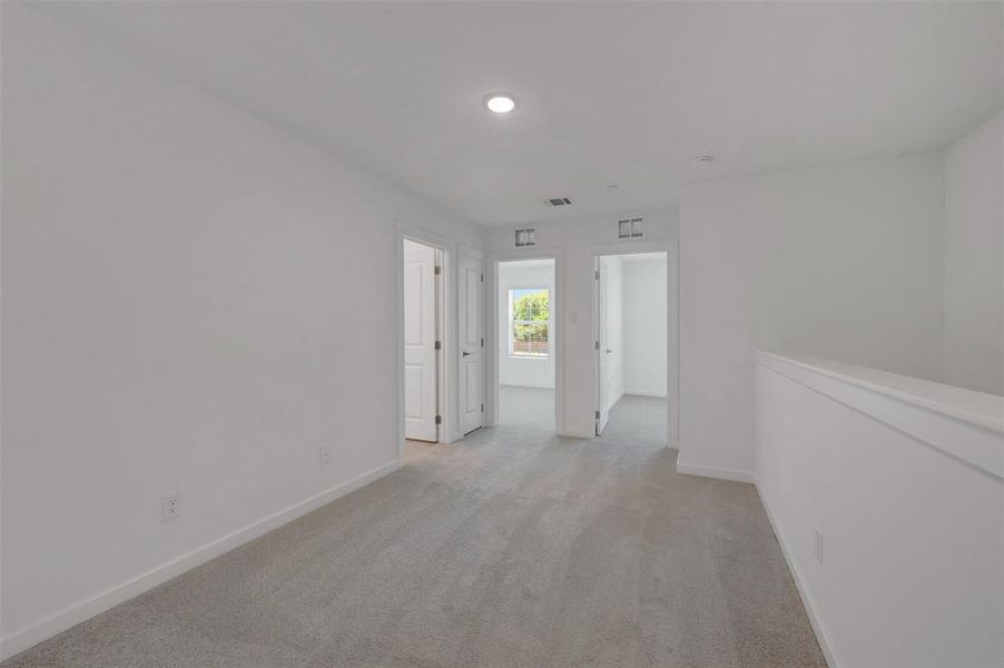 Spacious, unfurnished interior of a new home in Providence Commons, Providence Village (Image 18). Spacious, unfurnished interior of a new home in Providence Commons, Providence Village (Image 18).