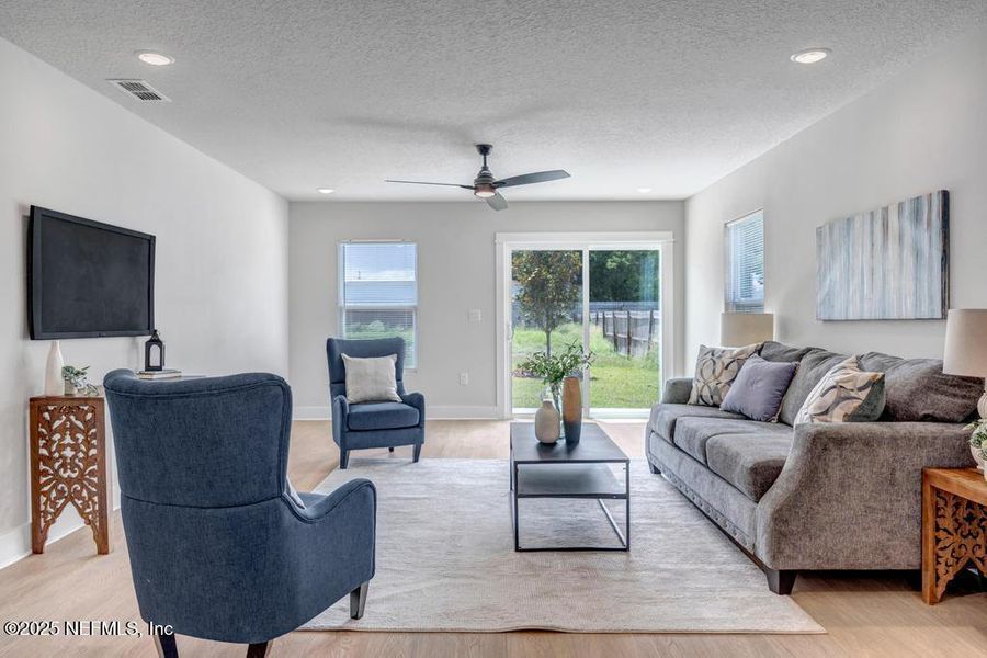 Furnished interior view inside a new home in , Jacksonville (Image 8).