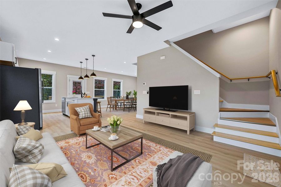 Furnished interior view inside a new home in , Alexander (Image 3).