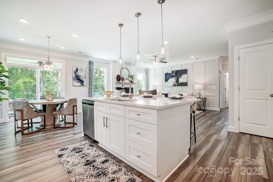 Furnished interior view inside a new home in Grier Meadows, Charlotte (Image 7).