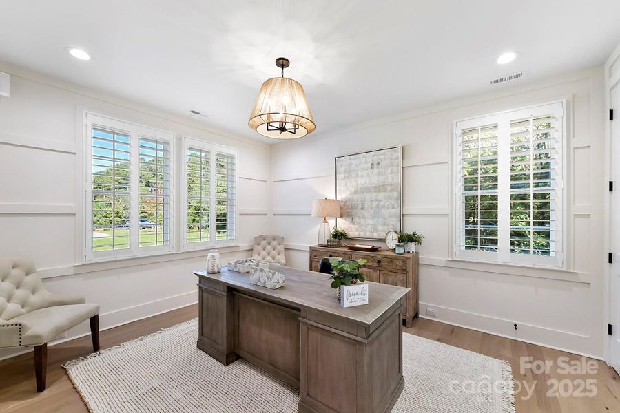 Furnished interior view inside a new home in , Weddington (Image 31).