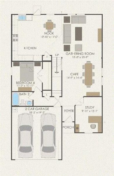 Pulte Homes, Mesilla floor plan