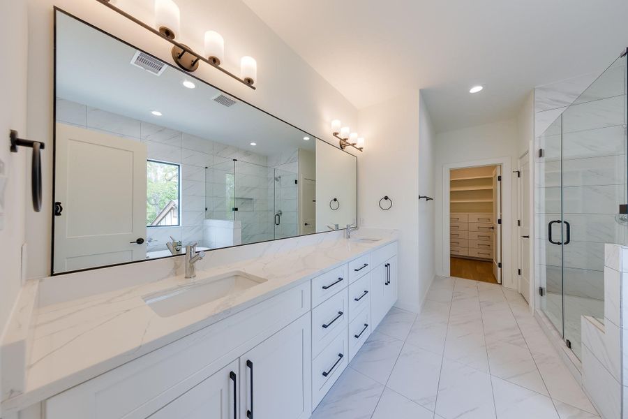 Furnished interior view inside a new home in , Houston (Image 19).