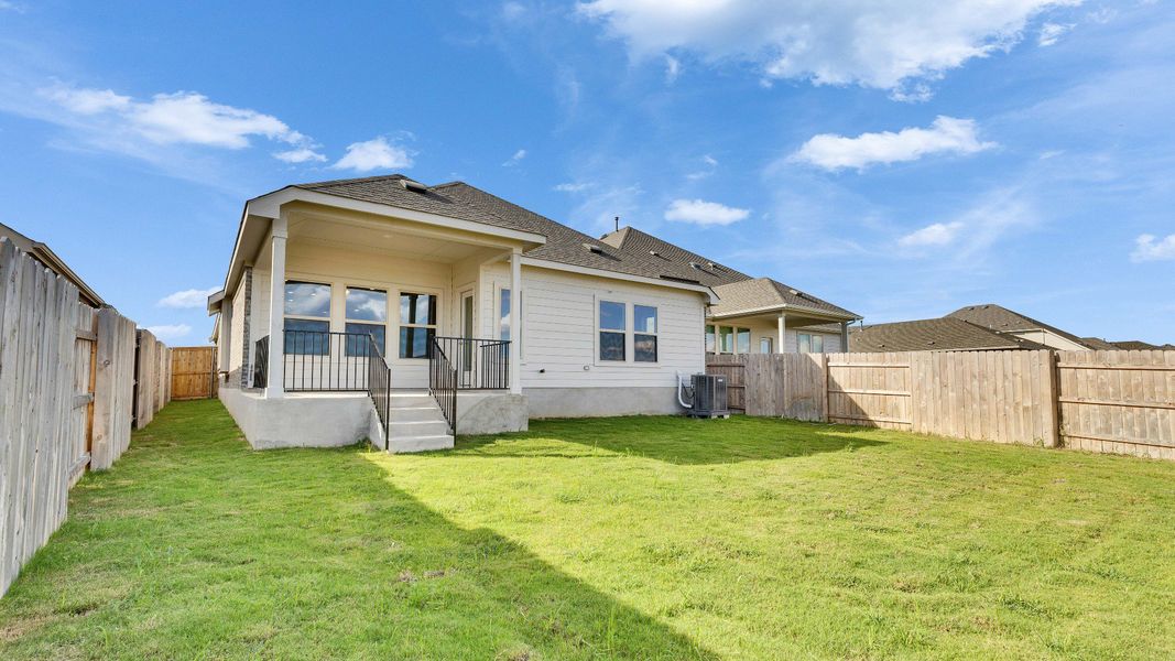 Exterior details and patio area of a home in Briarwood, Elgin (Image 4).