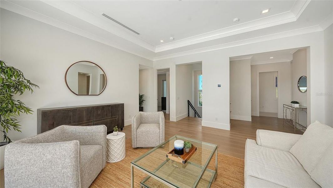 Furnished interior view inside a new home in , Sarasota (Image 30).