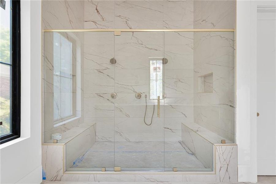 Close-up of interior finishes inside a home in , Atlanta (Image 9).