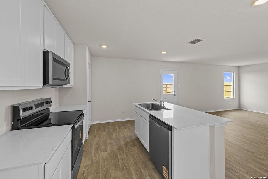 Furnished interior view inside a new home in Swenson Heights, Seguin (Image 5).