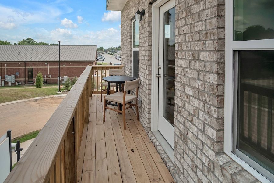Exterior details and patio area of a home in Sweetbriar Place, Lebanon (Image 2). Exterior details and patio area of a home in Sweetbriar Place, Lebanon (Image 2).