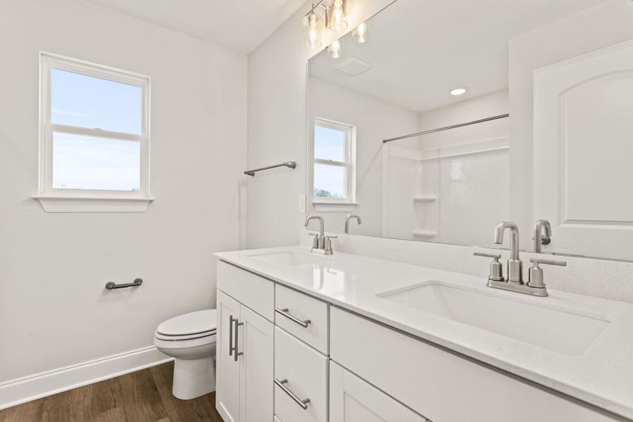 Furnished interior view inside a new home in Founders Club, Moore (Image 11).