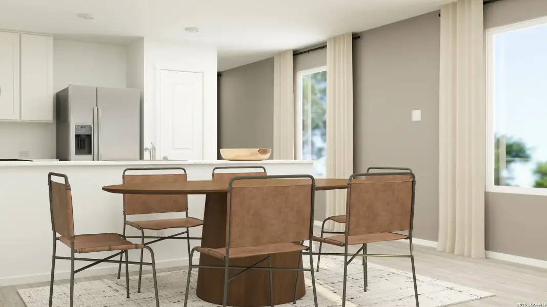 Furnished interior view inside a new home in Windridge, Kerrville (Image 17).
