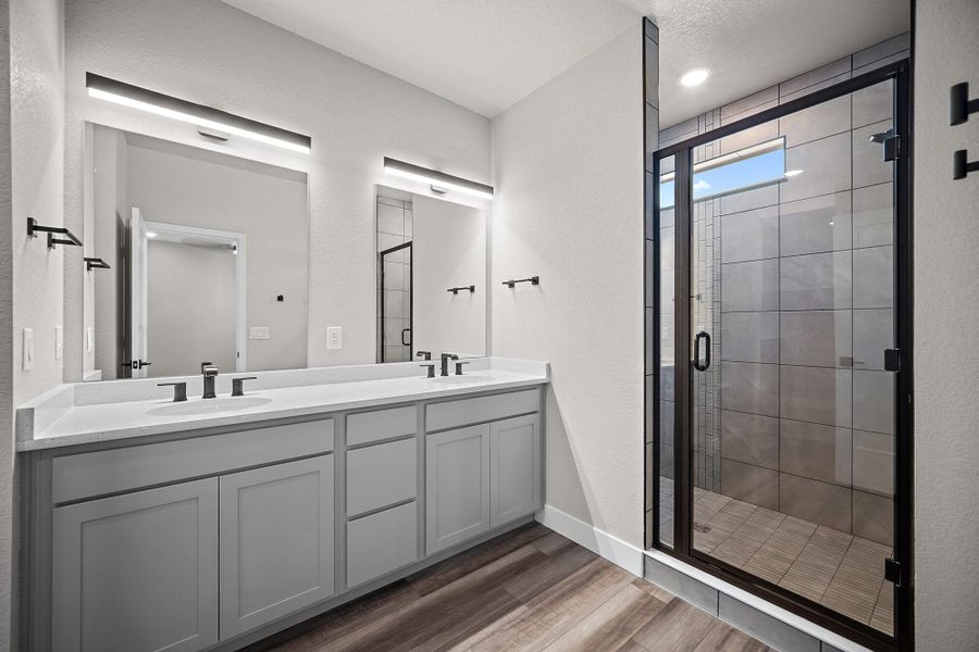 Furnished interior view inside a new home in Pony Park, Colorado Springs (Image 17). Furnished interior view inside a new home in Pony Park, Colorado Springs (Image 17).