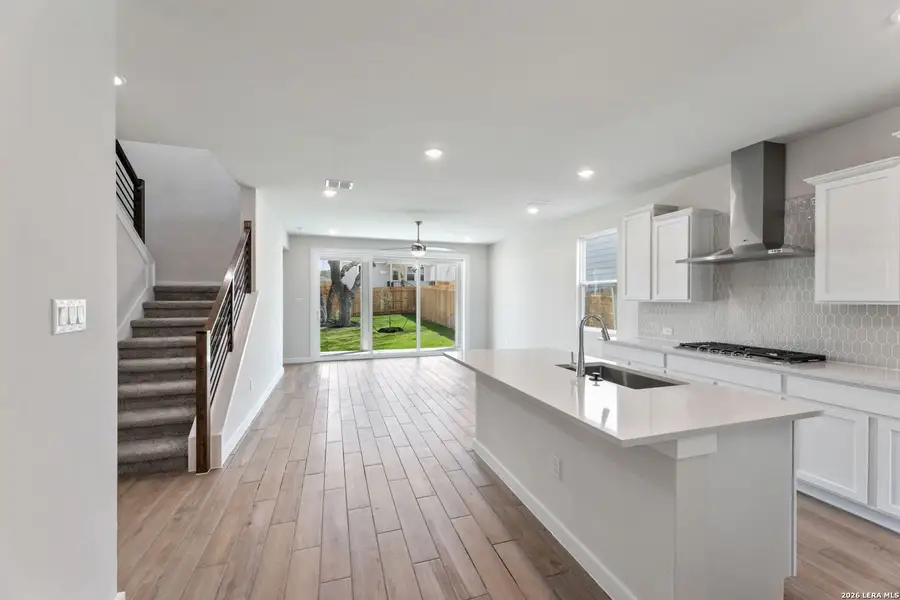Furnished interior view inside a new home in Hunter's Ranch, San Antonio (Image 4).