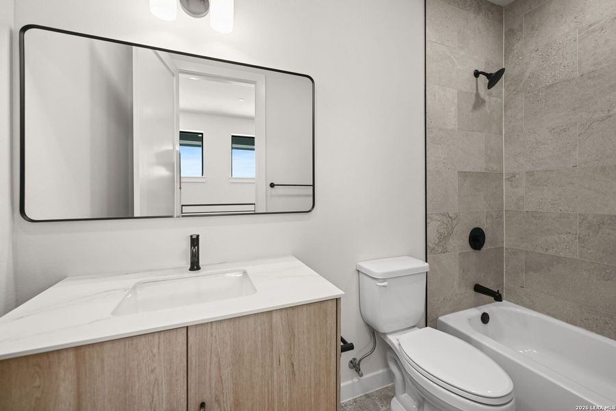 Furnished interior view inside a new home in , New Braunfels (Image 10).