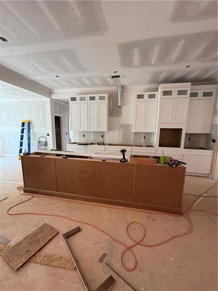 In-progress construction of a new home in , Ball Ground, GA (Image 63).