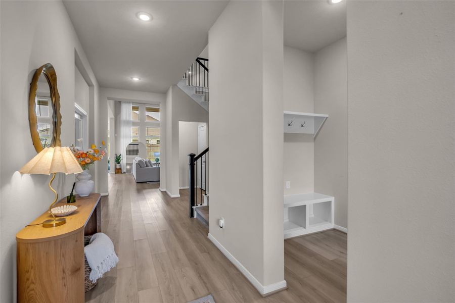 Furnished interior view inside a new home in , Conroe (Image 28).