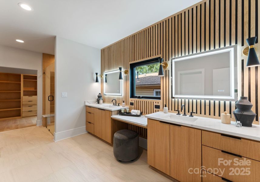 Furnished interior view inside a new home in , Charlotte (Image 16).