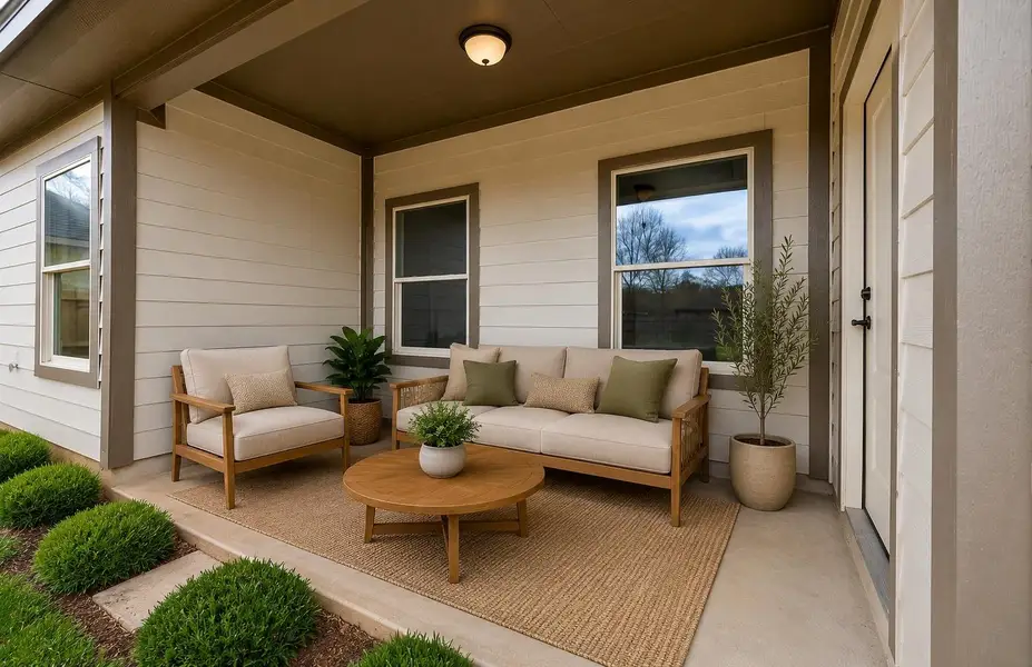 Exterior details and patio area of a home in , Cleveland (Image 24).