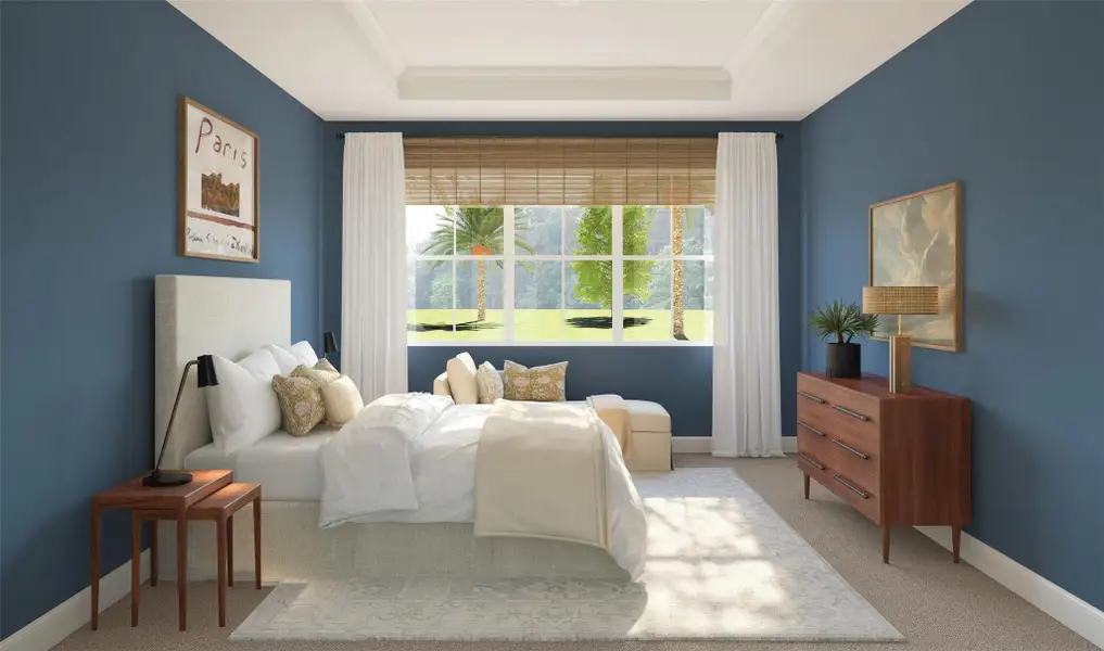 Spacious primary suite (*Artist rendering used for illustration purposes only.) Spacious primary suite (*Artist rendering used for illustration purposes only.)