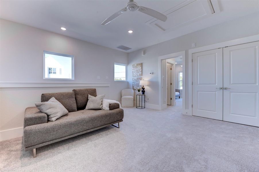 Furnished interior view inside a new home in , Houston (Image 38).