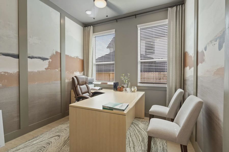 Furnished interior view inside a new home in Meridiana 50's and 60's, Manvel (Image 21).