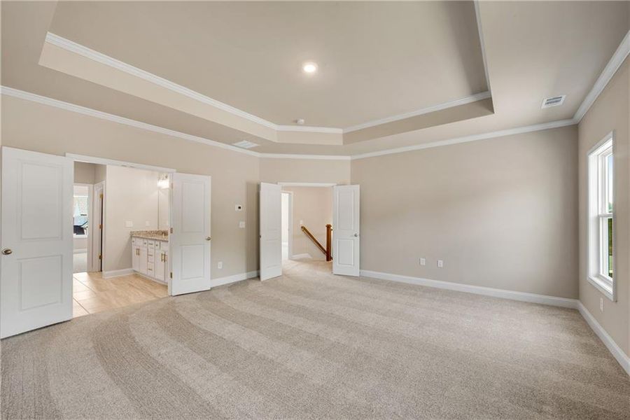 Spacious, unfurnished interior of a new home in Hidden Fields, Hoschton (Image 44).