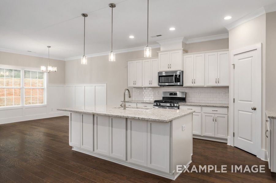 Representative furnished interior of a home built from the The Rockford D by Davidson Homes LLC in The Reserve at Potranco Oaks, Castroville (Image 8).