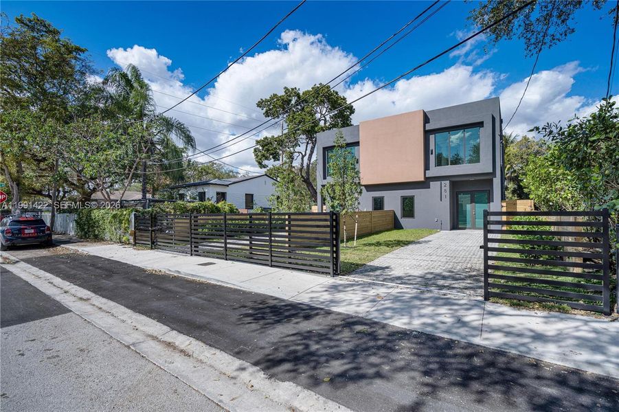 Front exterior of a new home in , Miami, FL, highlighting curb appeal (Image 28).