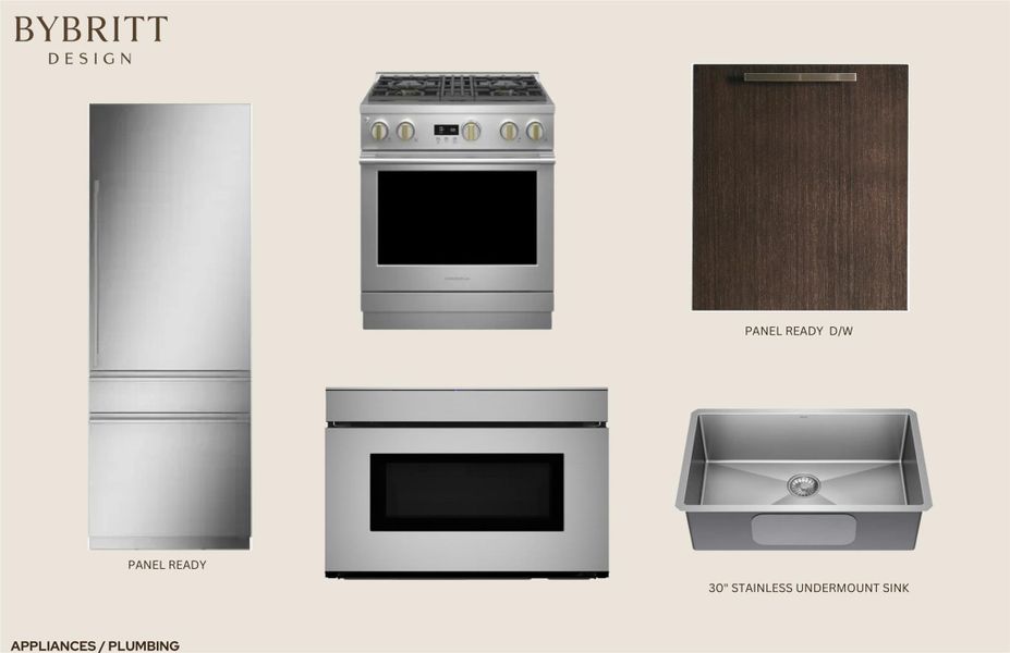 Appliance and Plumbing Specifications. Listing proposed kitchen fixtures and equipment for the property
