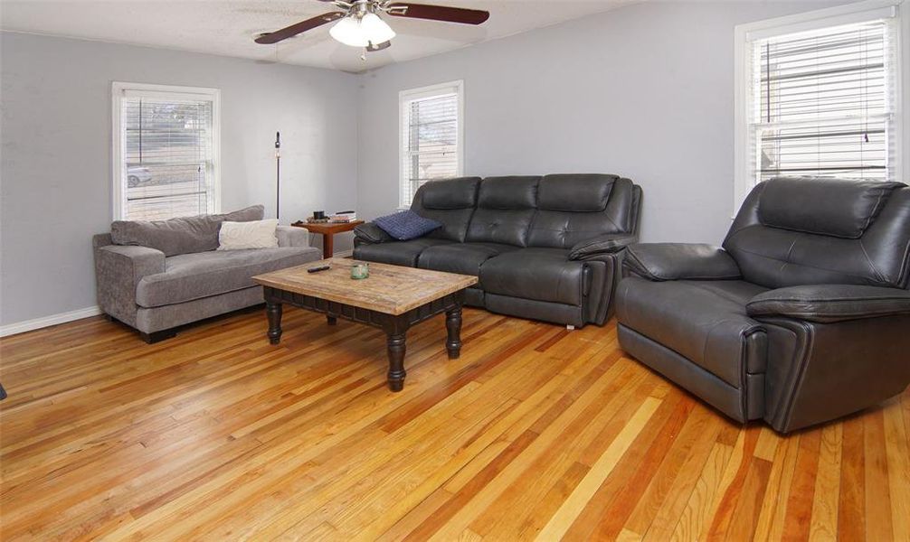 Beautiful wood floors